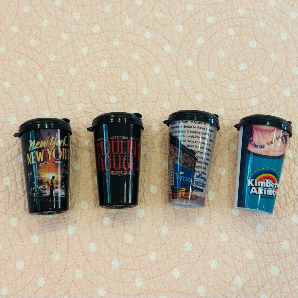 Broadway Show Cups